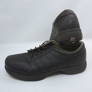 Spira Mens Cortez Wide Size 13W Leather Walking Comfort Shoes Dark Brown SCL121W